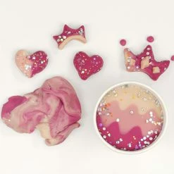 Crazy Aarons Land Of Dough Play Dough Princess Pink -ADVANCED SHOP 5oz PrincessPink Sculpts topdown