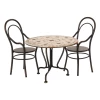 Maileg Miniature Dining Table Set With 2 Chairs