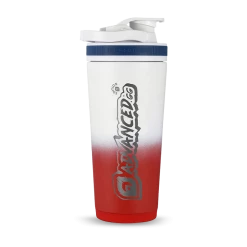Advanced.GG Red & White Ombre ADV 1st Edition X Ice Shaker Premium 26oz Shaker