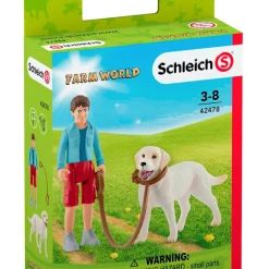 Schleich Farm World: Walking With Labrador Retriever