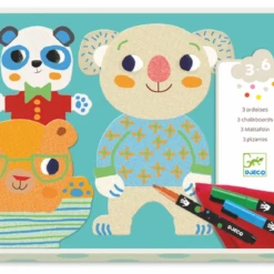 Djeco Artist Coloring Chalkboard Cuties