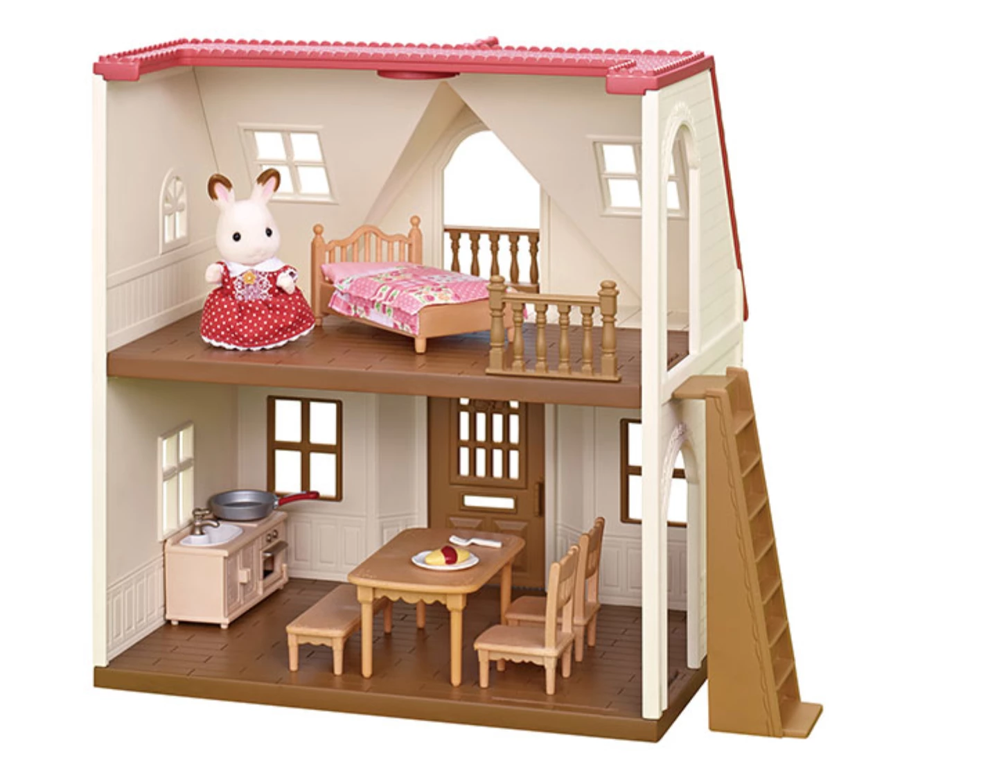 Epoch Everlasting Calico Critters Red Roof Cozy Cottage Starter Home 4 Epoch Everlasting Calico Critters Red Roof Cozy Cottage Starter Home - Image 4