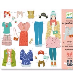 Djeco Paper Doll: A Well-Stocked Wardrobe