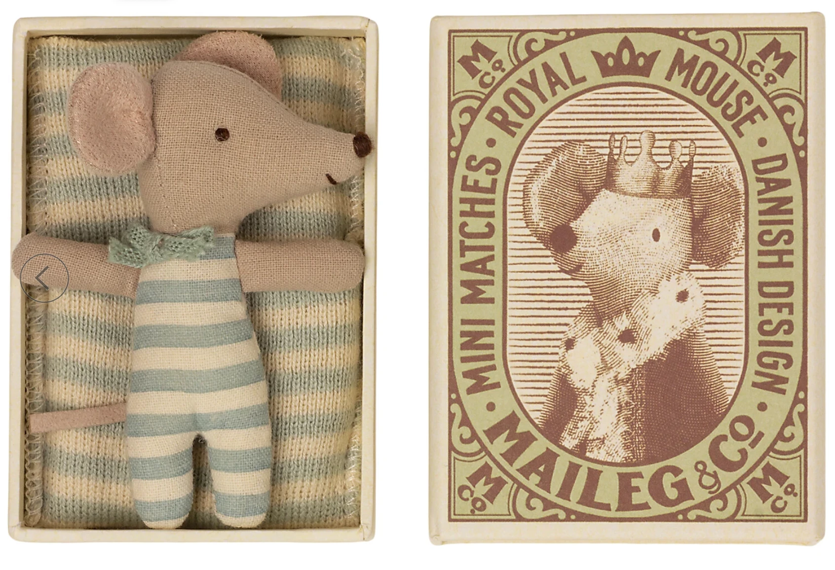 Maileg Sleepy/Wakey Mouse, Boy 1 Maileg Sleepy/Wakey Mouse, Boy