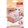 Epoch Everlasting Calico Critters, Doll House Furniture And Décor, Bed & Comforter Set