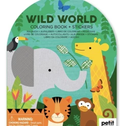Hachette Book Group Wild World Coloring Book With Stickers