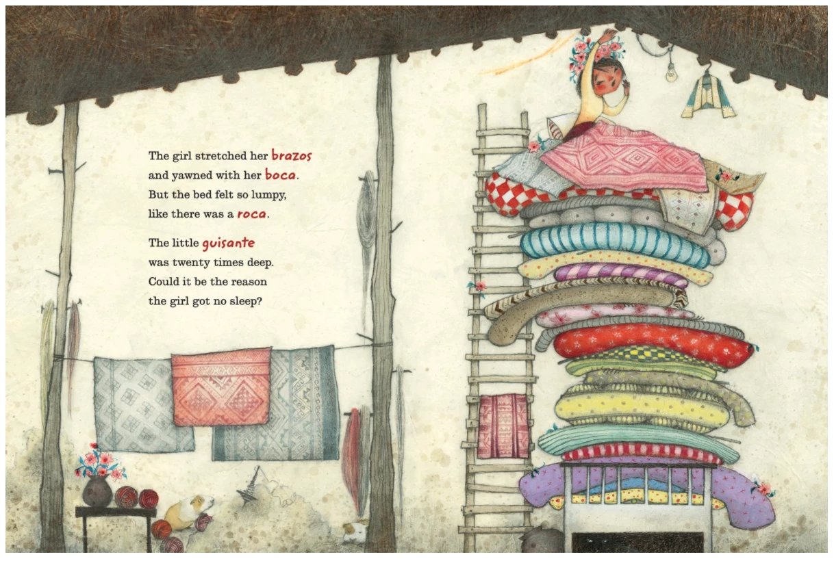 Penguin Random House La Princesa And The Pea Hardcover – Illustrated 4 Penguin Random House La Princesa And The Pea Hardcover – Illustrated - Image 4