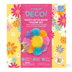 HANDSTAND KITCHEN Totally Deco! Daisy Latch Hook Pillow Set