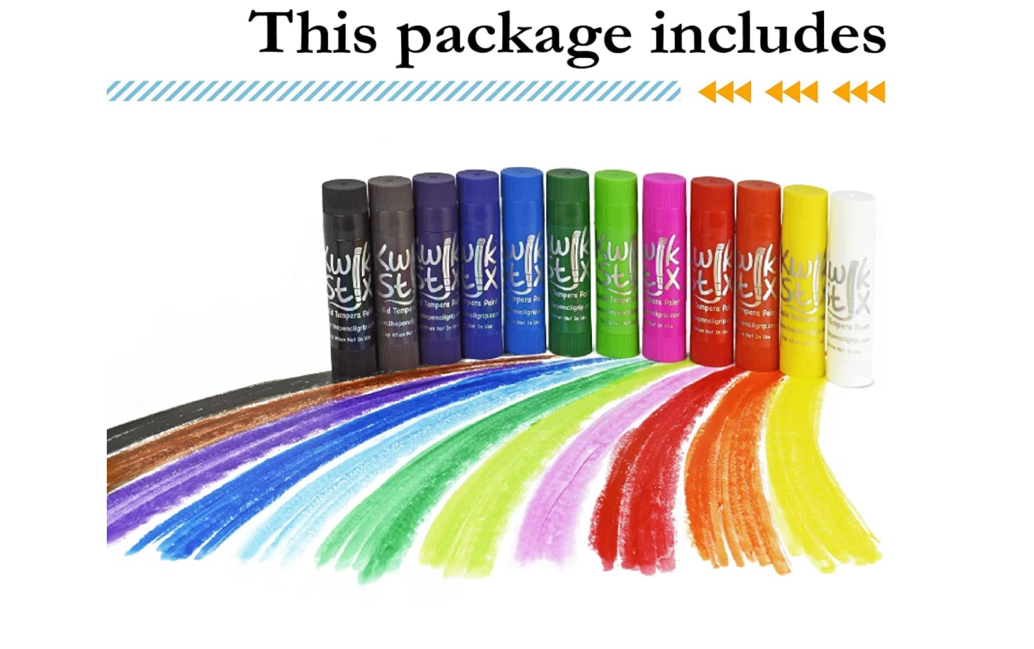 Pencil Grip Co. Solid Tempra Paint 12 Classic Colors 2 Pencil Grip Co. Solid Tempra Paint 12 Classic Colors - Image 2