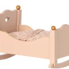 Maileg Rose Baby Mouse Cradle
