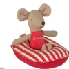 Maileg Beach Raft, Red Stripe