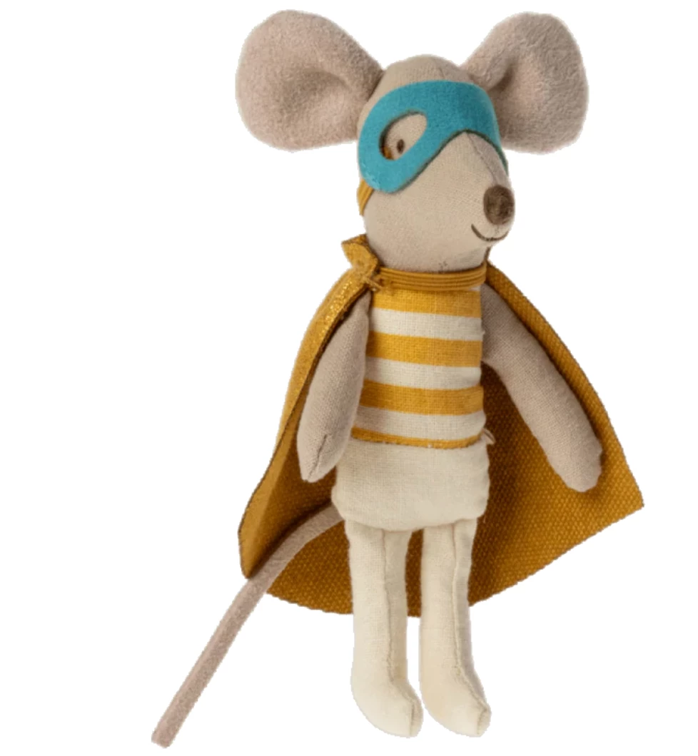 Maileg Superhero Mouse In Box 2 Maileg Superhero Mouse In Box - Image 2