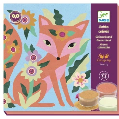 Djeco Garden Lights Colored Sand Craft Kit