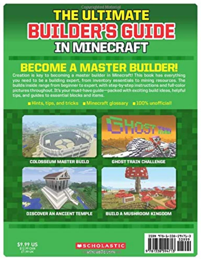 Scholastic The Ultimate Builder's Guide In Minecraft 2 Scholastic The Ultimate Builder's Guide In Minecraft - Image 2