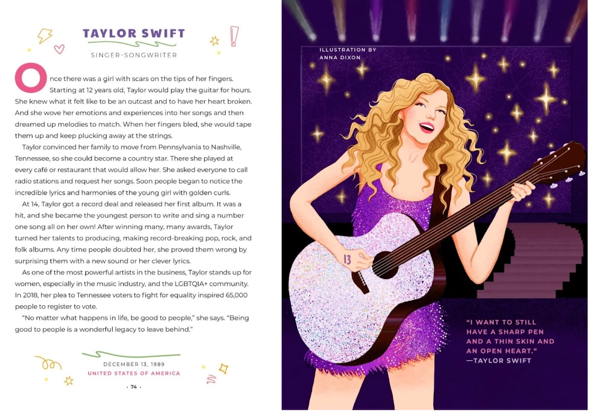 INGRAM Good Night Stories For Rebel Girls: 100 Inspiring Young Changemakers Hardcover 2 INGRAM Good Night Stories For Rebel Girls: 100 Inspiring Young Changemakers Hardcover - Image 2