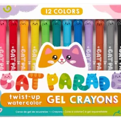 Ooly Cat Parade: Twist-Up Watercolor Gel Crayons