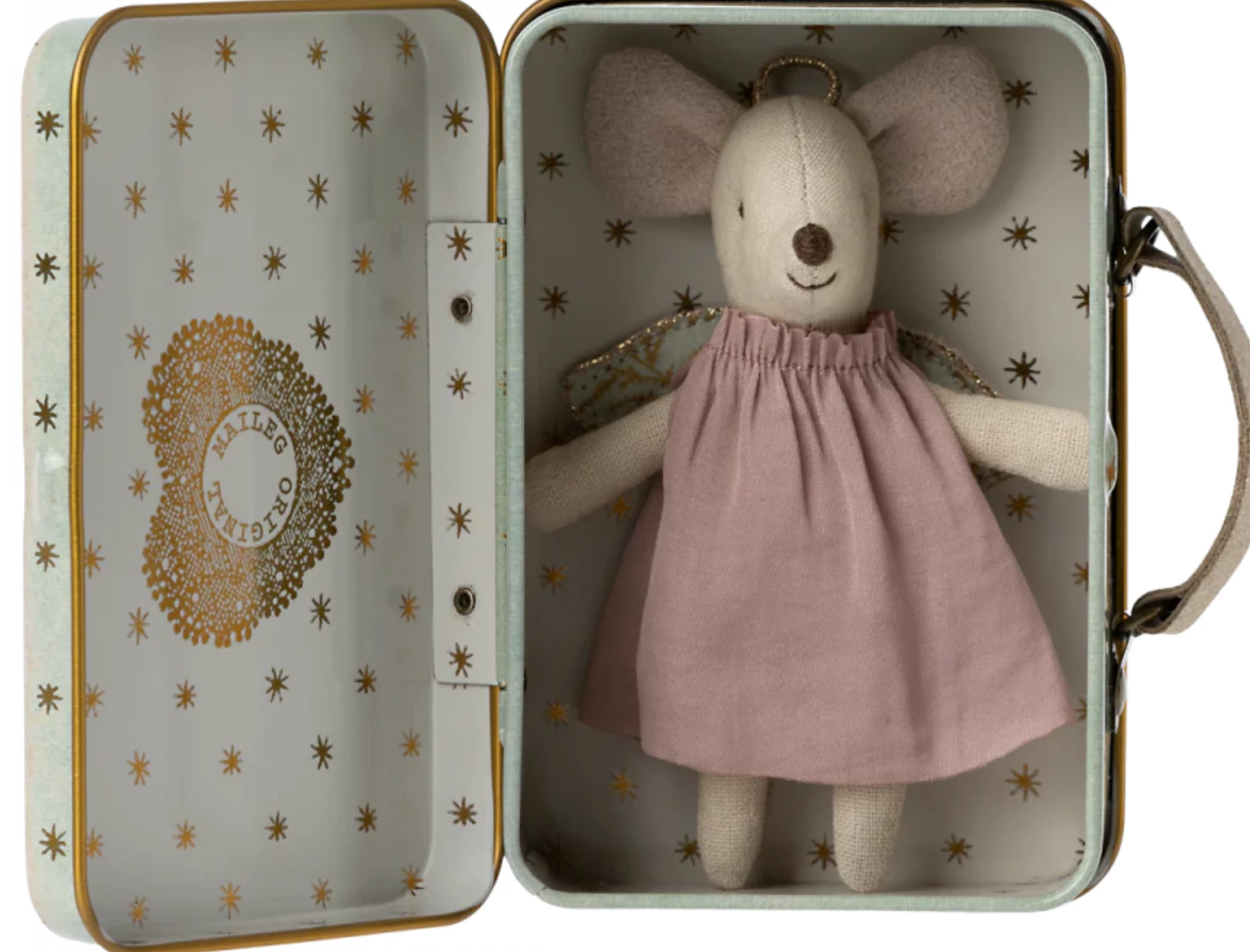 Maileg Angel Mouse In Suitcase 3 Maileg Angel Mouse In Suitcase - Image 3