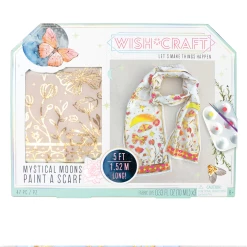 Bright Stripes Wish*Craft Mystical Moons Paint A Scarf