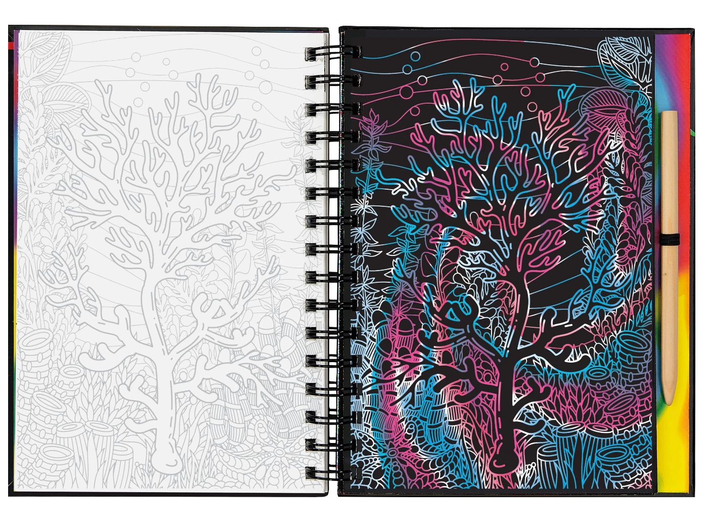 Peter Pauper Press Scratch & Sketch Extreme! Undersea World 2 Peter Pauper Press Scratch & Sketch Extreme! Undersea World - Image 2