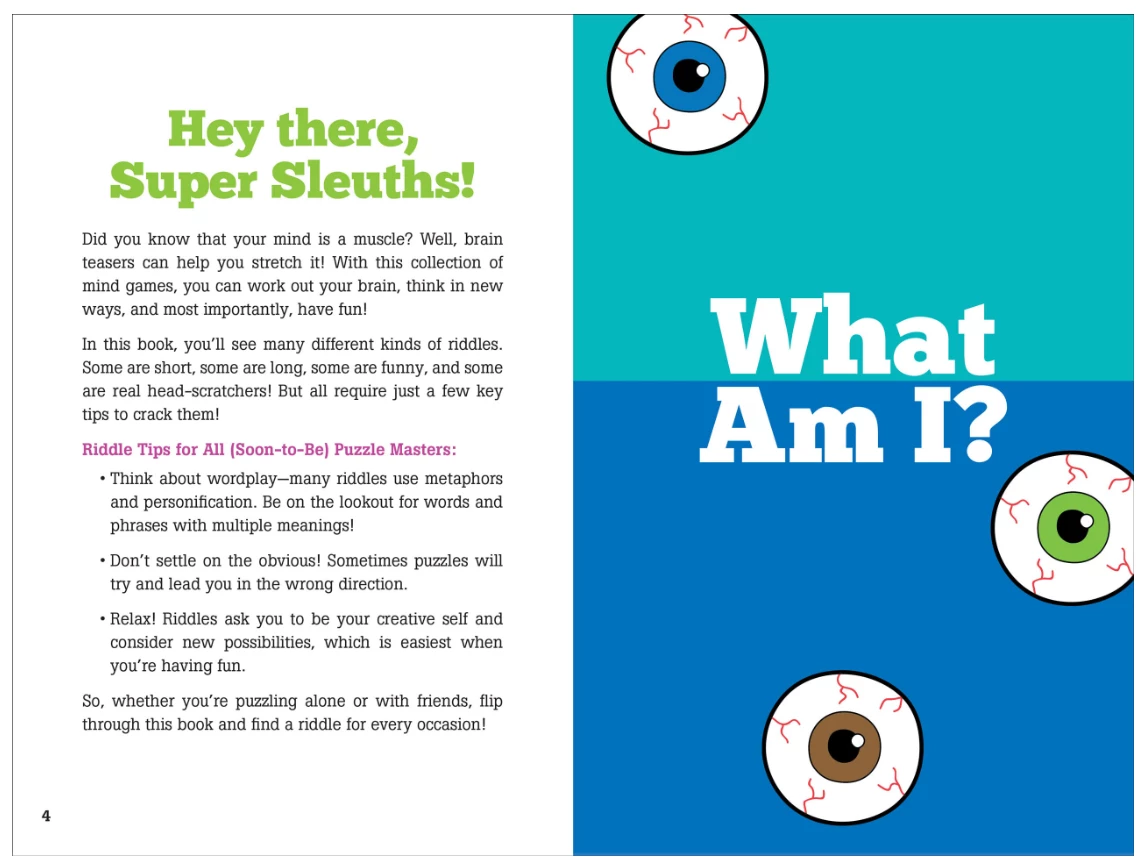 Peter Pauper Press 500 Riddles For Clever Kids Hardcover 2 Peter Pauper Press 500 Riddles For Clever Kids Hardcover - Image 2