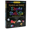 Peter Pauper Press Scratch & Sketch Sheets With Stencils