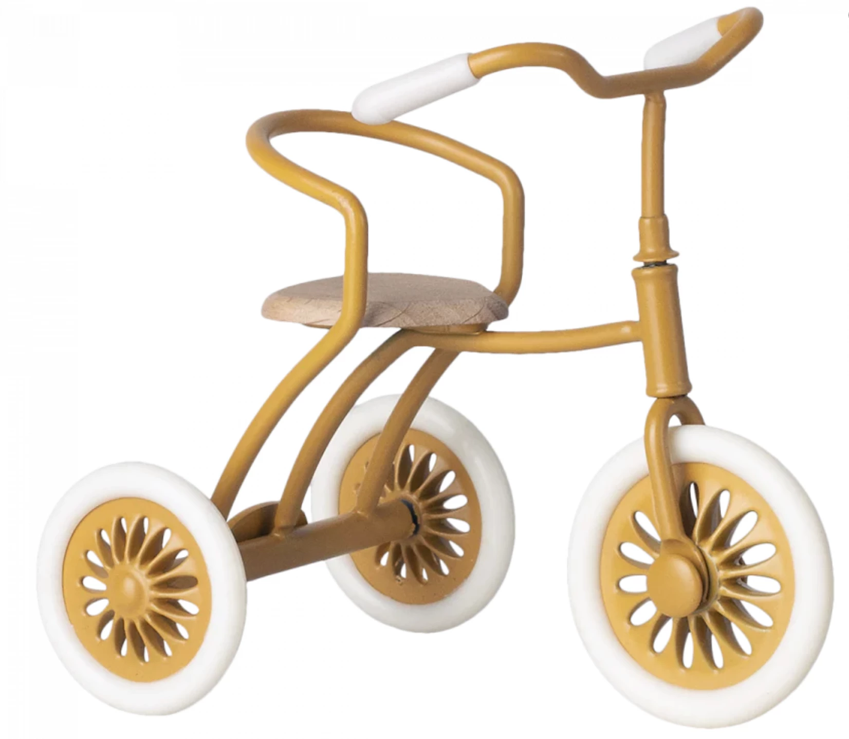 Maileg Abri A Tricycle, Mouse - Ocher 2 Maileg Abri A Tricycle, Mouse - Ocher - Image 2