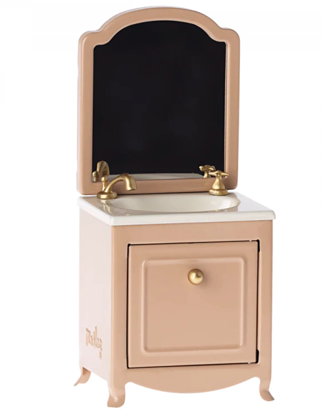 Maileg Sink W/ Mirror, Mouse - Dark Powder 1 Maileg Sink W/ Mirror, Mouse - Dark Powder