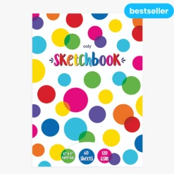 Ooly Polka Dot Sketchbook- 60 Sheets