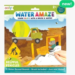 Ooly Water Amaze Water Reveal Boards- Helpful Vehicles