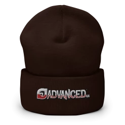 GEAR ADVANCED® Halloween Cuffed Beanie -ADVANCED SHOP cuffed beanie brown front 6343dd13ba8eb