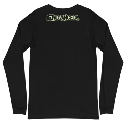 GEAR Plague Doctor Unisex Long Sleeve Tee -ADVANCED SHOP unisex long sleeve tee black back 63357bdb760d8